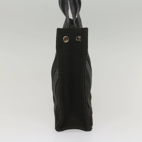 AUTHENTICITY GUARANTEED HERMES Fourre Tout PM Hand Bag Canvas Black - Picture 4 of 16